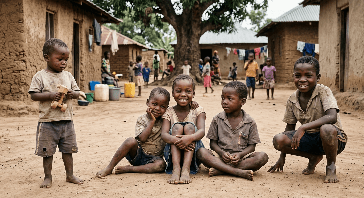 Équipe Agri-Peace and Child sur le terrain