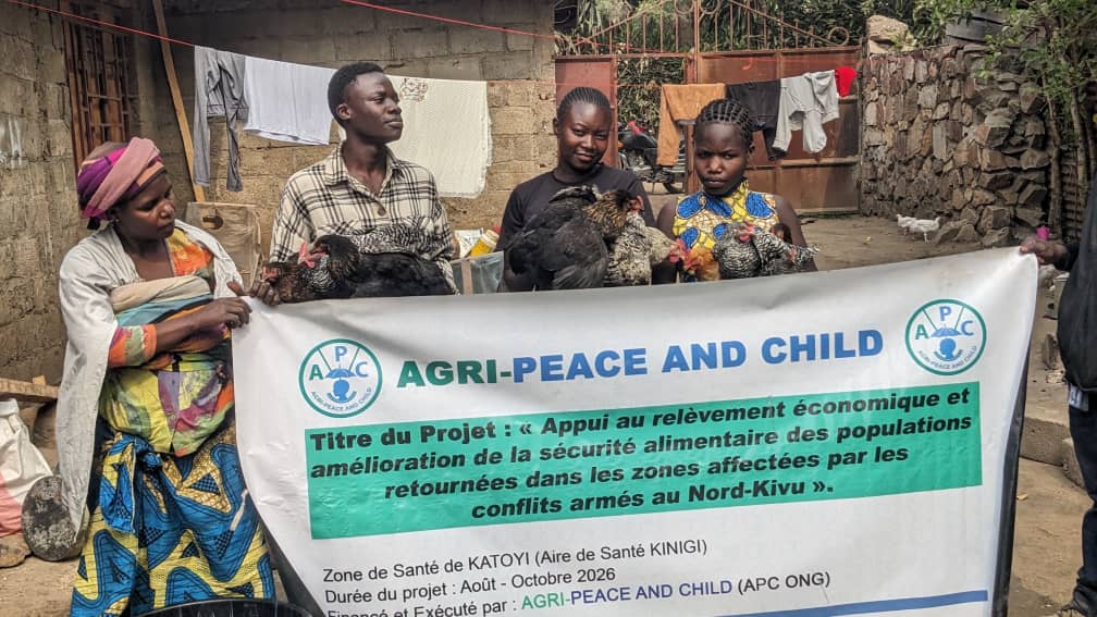 Appui au relèvement économique et à la sécurité alimentaire des populations retournées au Nord-Kivu